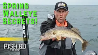 How To Catch Walleye in Windy Spring Conditions - Fish Ed