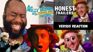 Pitch Meeting Vs. Honest Trailers - Willy Wonka and the Chocolate Factory | Versus Reaction