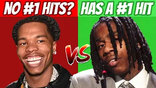 Rappers Who NEVER Had A #1 HIT vs Rappers Who Had A #1 HIT! *2022*