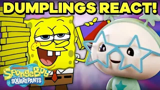 Dumplings React to SpongeBob Songs + Scenes Part 3! 🥟🍍 | My Squishy Little Dumplings | SpongeBob