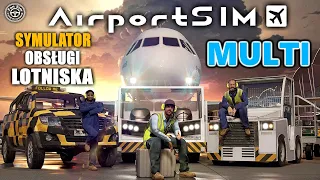 AirportSim PL - Załoga Obsługi Naziemnej w Trybie Multi #3 | Symulator Obsługi Lotniska