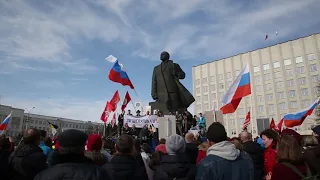 Гимн Шиеса на митинге 07.04 В Архангельске
