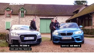 Duel : BMW M2 Coupé vs Audi TT RS sur circuit !