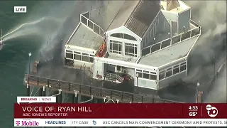 Oceanside Fire Department responds to blaze on pier