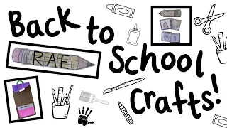 3 Easy Back to School Crafts! | First Day of School Activities | Elementary Students | Twinkl USA