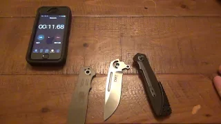 Knife Review : CRKT "Homefront" COOL DESIGN (Knife Disassembly Race At The End)