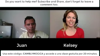 English conversation with Cambly  Day #   156 Kelsey