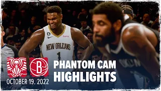 Pelicans Phantom Cam Highlights vs Brooklyn Nets 10/19/2022