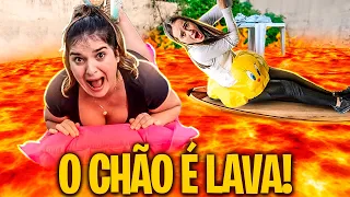 DESAFIO O CHÃO É LAVA NÍVEL EXTREMO!