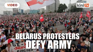 Thousands protest in Belarus, as army issues warning