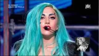 Lady Gaga : X Factor France - Judas - On the Edge for glory
