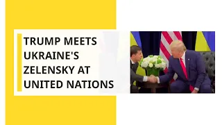 Trump meets Ukraine's Zelensky at United Nations