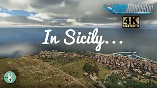 Microsoft Flight Simulator 2020 | Cinematic video *4K graphics* | IN SICILY...🎥