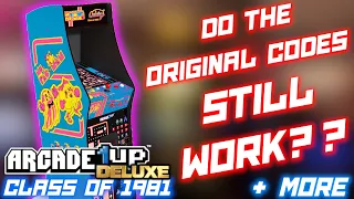 Arcade1Up Deluxe Class Of 81' - Do The Original Codes Work? Plus More...