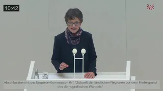 Zukunft der ländlichen Regionen - Anke Schwarzenberg - Landtagsplenum Mai 2019