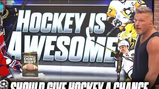 Hockey Is Awesome what a segment... Pat McAfee Breaks Down Why You Should Give Hockey A Chance