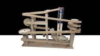 Marble Run Machine, Marble Circuit Cardboard Marble Machine