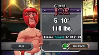 Punch-Out!! Wii Title Defense - Vs. Glass Joe and Von Kaiser