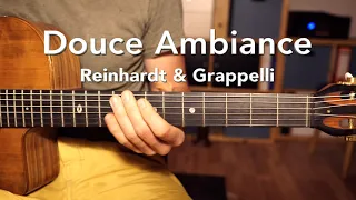 Douce Ambiance - chord lesson with tab & Intro - gypsy style -