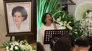 REGINE Velasquez SINGS For Ms. SUSAN Roces at the 3RD Night of the WAKE in HERITAGE Park!