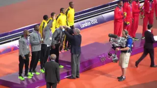 Usain Bolt-led Jamaica 4×100-m relay new world record at London 2012