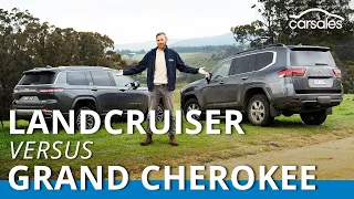 Toyota LandCruiser v Jeep Grand Cherokee L 2022 Comparison