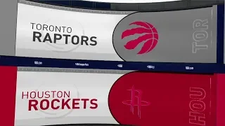 NBA  PS  Toronto Raptors vs Houston Rockets   Oct 10,  2019