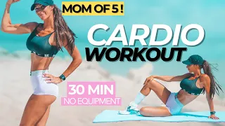 The BEST !! 30 MIN FULL BODY CARDIO ( No Jumping - Low Impact ) For Beginner