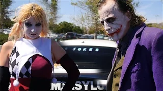 Joker and Harley Uber Prank