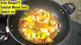 ini Enak Banget!!! Masak Telur Ceplok Cara Baru 5 Menit Jadi Wajib Coba