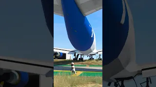 GTA V : BABY DESTROY CARGO PLANE 😮| #shorts