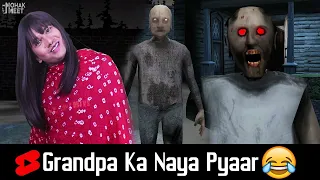 Grandpa Ka Naya Pyaar 😂 HORROR GAME GRANNY 2 : GRANNY COMEDY || MOHAK MEET #Shorts