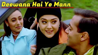 Deewana Hai Ye Mann || chori chori chupke chupke movie song || #ranimukherjee  #salmankhan #priti ❤️