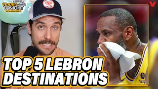 Top 5 LeBron James destinations if Lakers trade request is made | Hoops Tonight