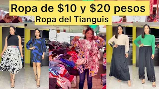 Ropa de Tianguis de $10 y $20 pesos 😱 Acompáñame a buscar las gangas