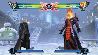 UMVC 3 EX - Wesker Combos