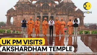 UK PM Rishi Sunak visits Akshardham Temple with wife Akshata Murty | WION Originals