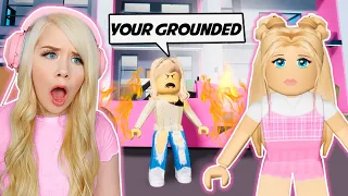 I GOT GROUNDED IN BROOKHAVEN! (ROBLOX BROOKHAVEN RP)