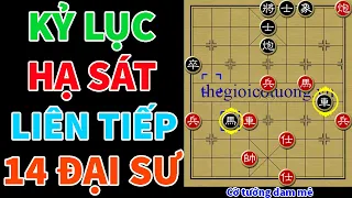 Kỷ Lục Vô Tiền Khoáng Hậu Làm Náo Loạn Làng Cờ Tướng Trung Quốc: Hạ Gục Liên Tiếp 14 Đại Sư