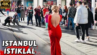 Turkey 🇹🇷 Walking Tour Istanbul 2024 Istiklal Avenue In Early Day & Afternoon & Night Tourist Guid