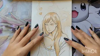 pintando con café " akane kinoshita "