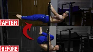 My 2 month Front Lever Progression | from 0 to 10 seconds hold | پیشرفت دو ماهه من در فرانت لور