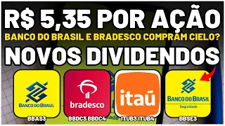 MEGA DIVIDENDOS: BB SEGURIDADE (BBSE3) e ITAÚ (ITUB3) | BANCO DO BRASIL e BRADESCO COMPRAM A CIELO?