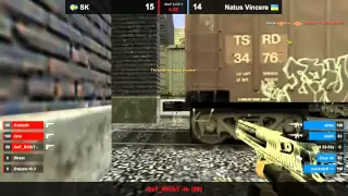 Na`Vi vs. SK map 2 train dreamhack 2011