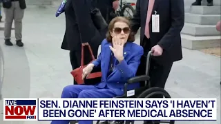 Sen. Dianne Feinstein tells reporter 'I haven’t been gone' after medical absence | LiveNOW from FOX