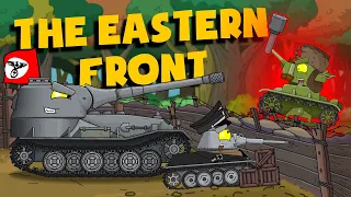 The Eastern front! Tank animation - Cartoons about tanks