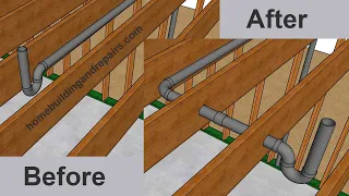 How Professional Plumbers Get Plumbing Drain Pipes Through Floor Joist - Making Your Job Easy