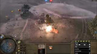 Company of Heroes Satchel Charge Blows Up Hummels