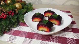 New Year's rolls "Herring under a fur coat"