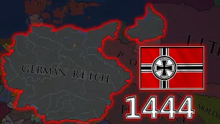 What if German Reich existed in 1444 - Eu4 Timelapse